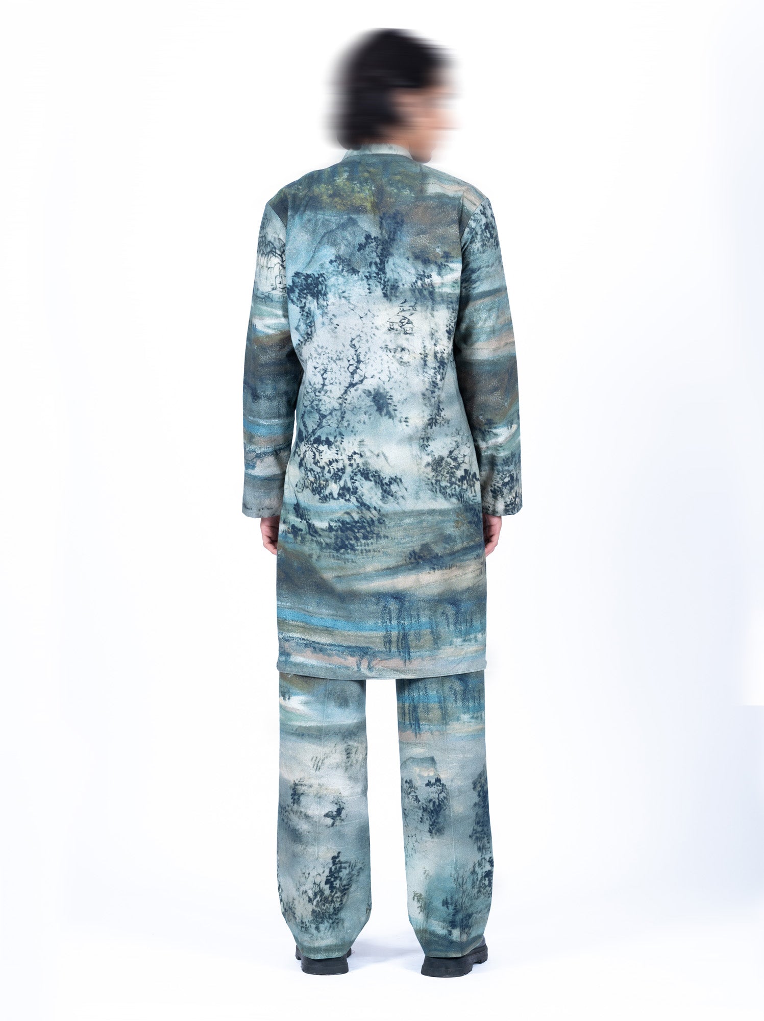 Midnight Mirage Kurta-Kombi