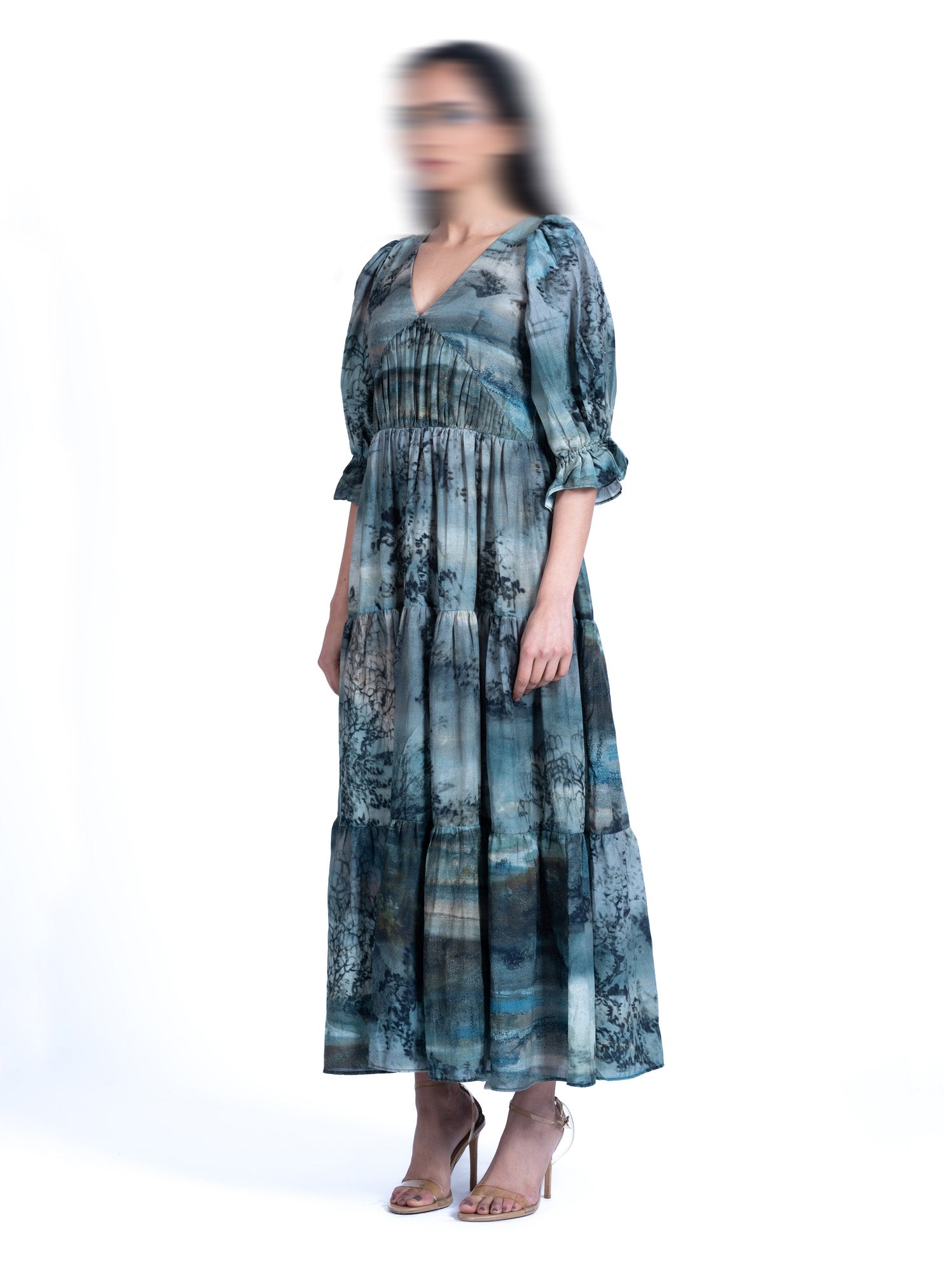 Midnight Mirage Maxikleid - Lang
