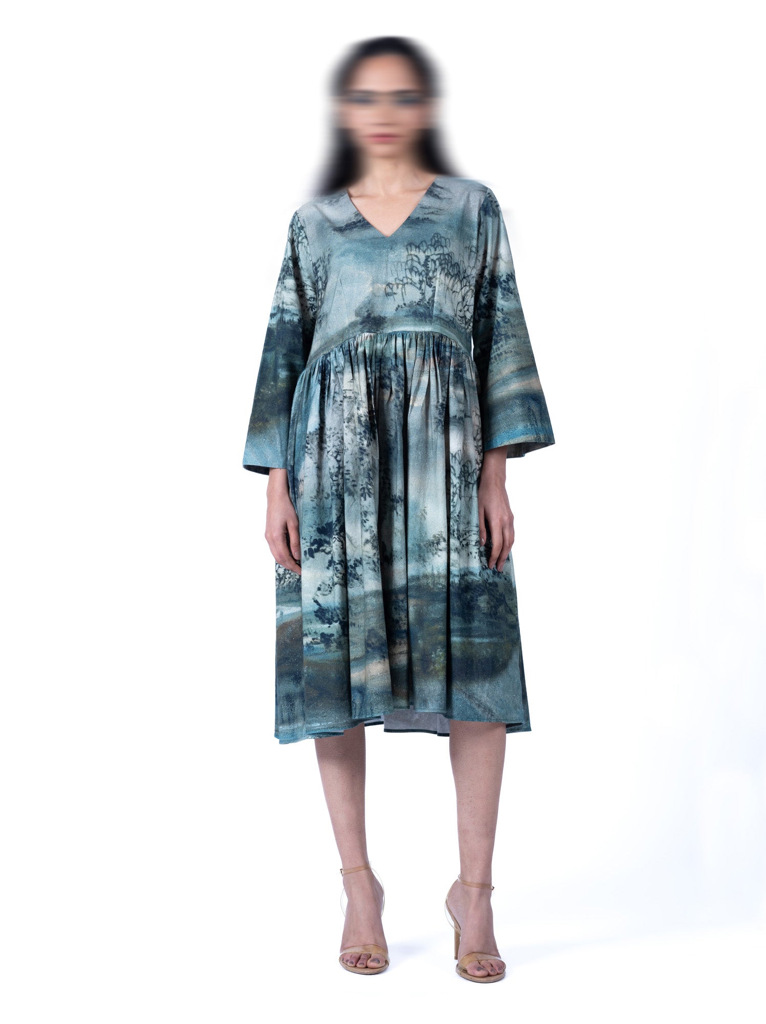 Midi-Mirage-Kleid