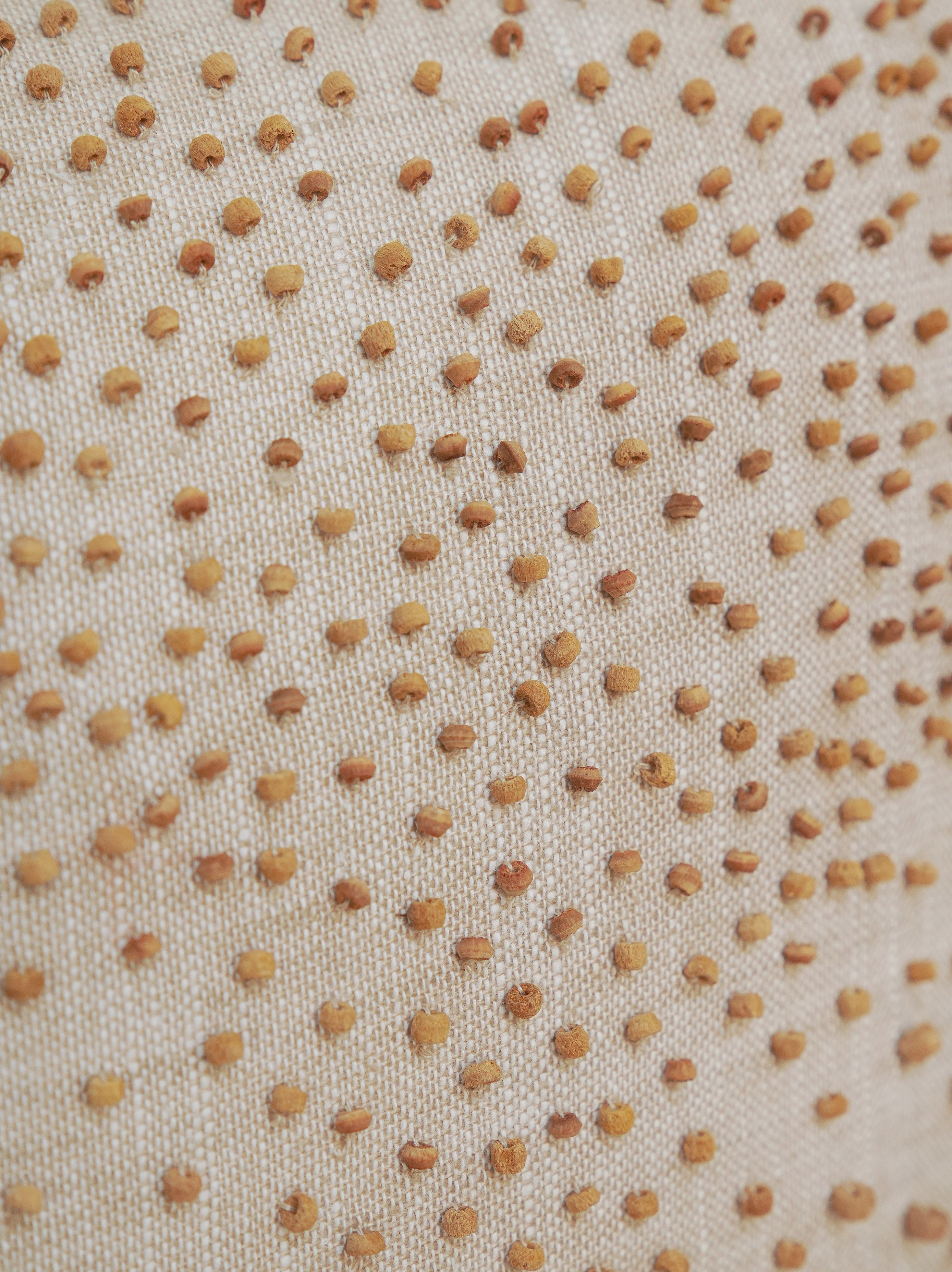 Grain Hand Embroidered Cushion Cover