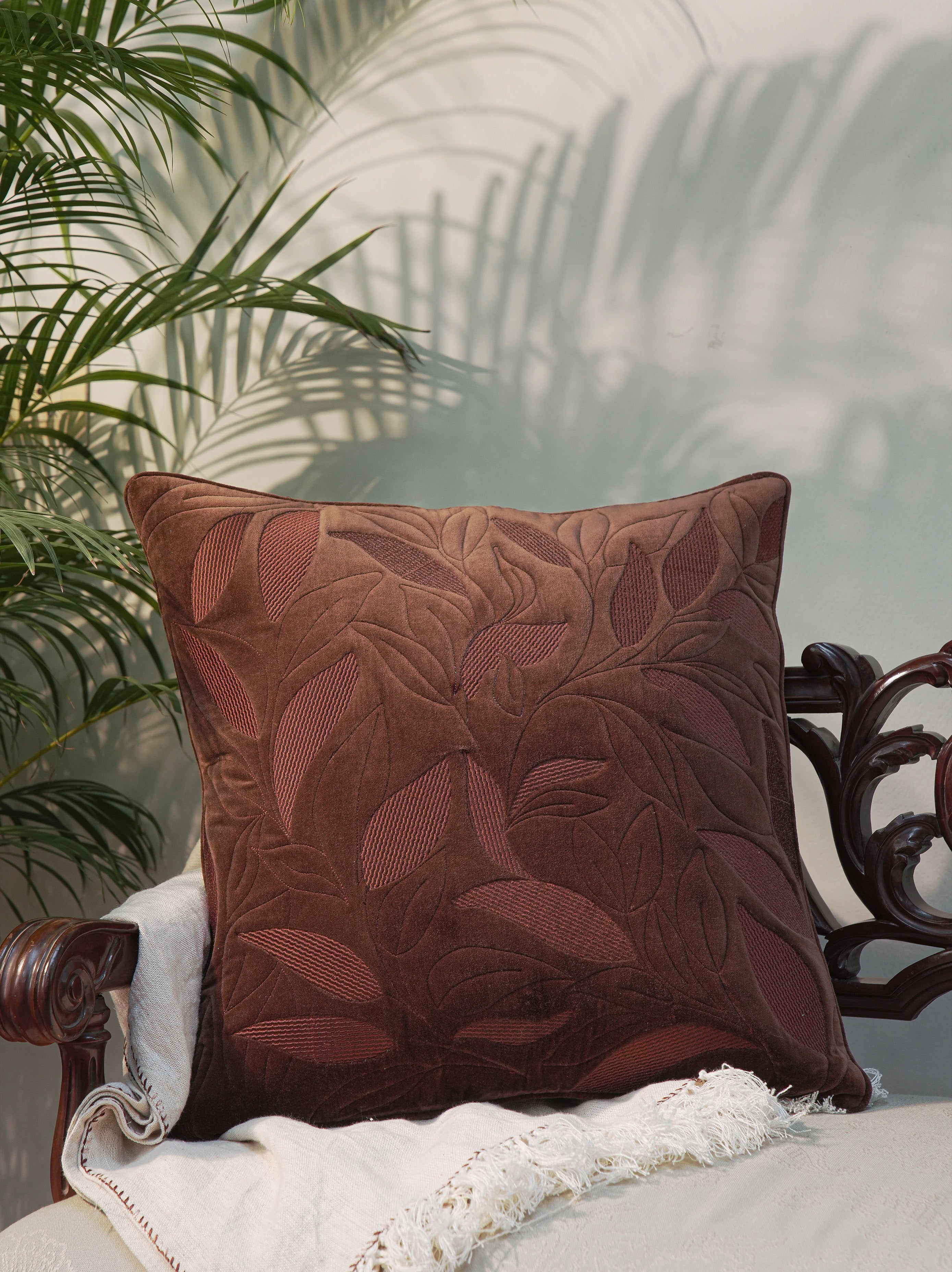Hearth Quilted Velvet Cushion