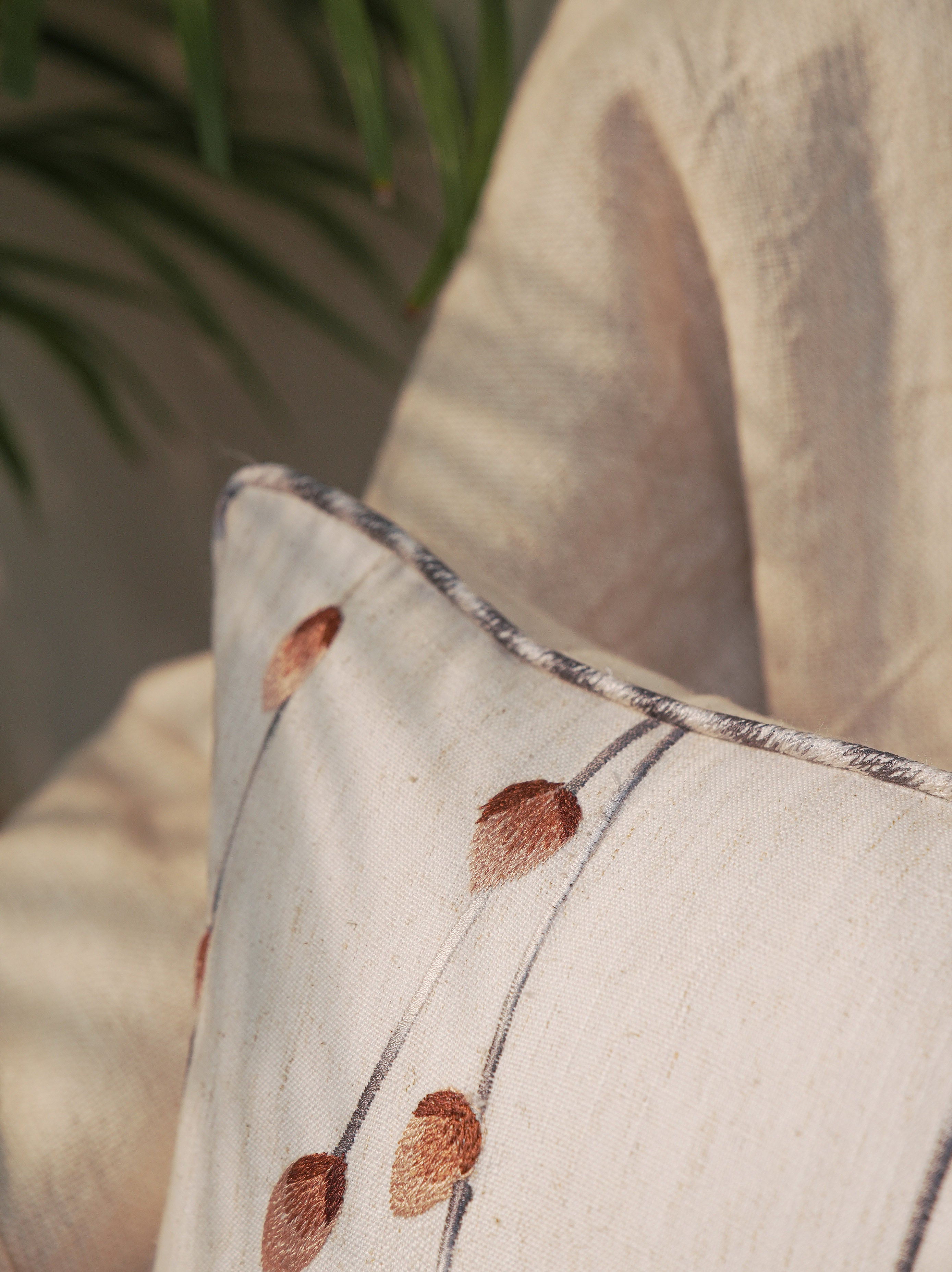 Pendula Embroidered Cushion - Rectangle